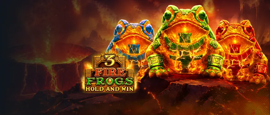 3 Fire Frogs: Hold & Win